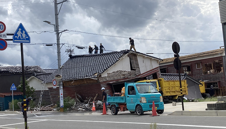 元日震災発生から9ヶ月