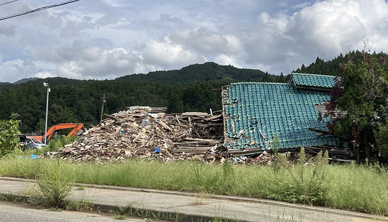 元日震災発生から9ヶ月